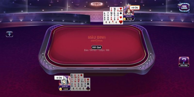 Hướng dẫn cách tính tiền trong game mậu binh